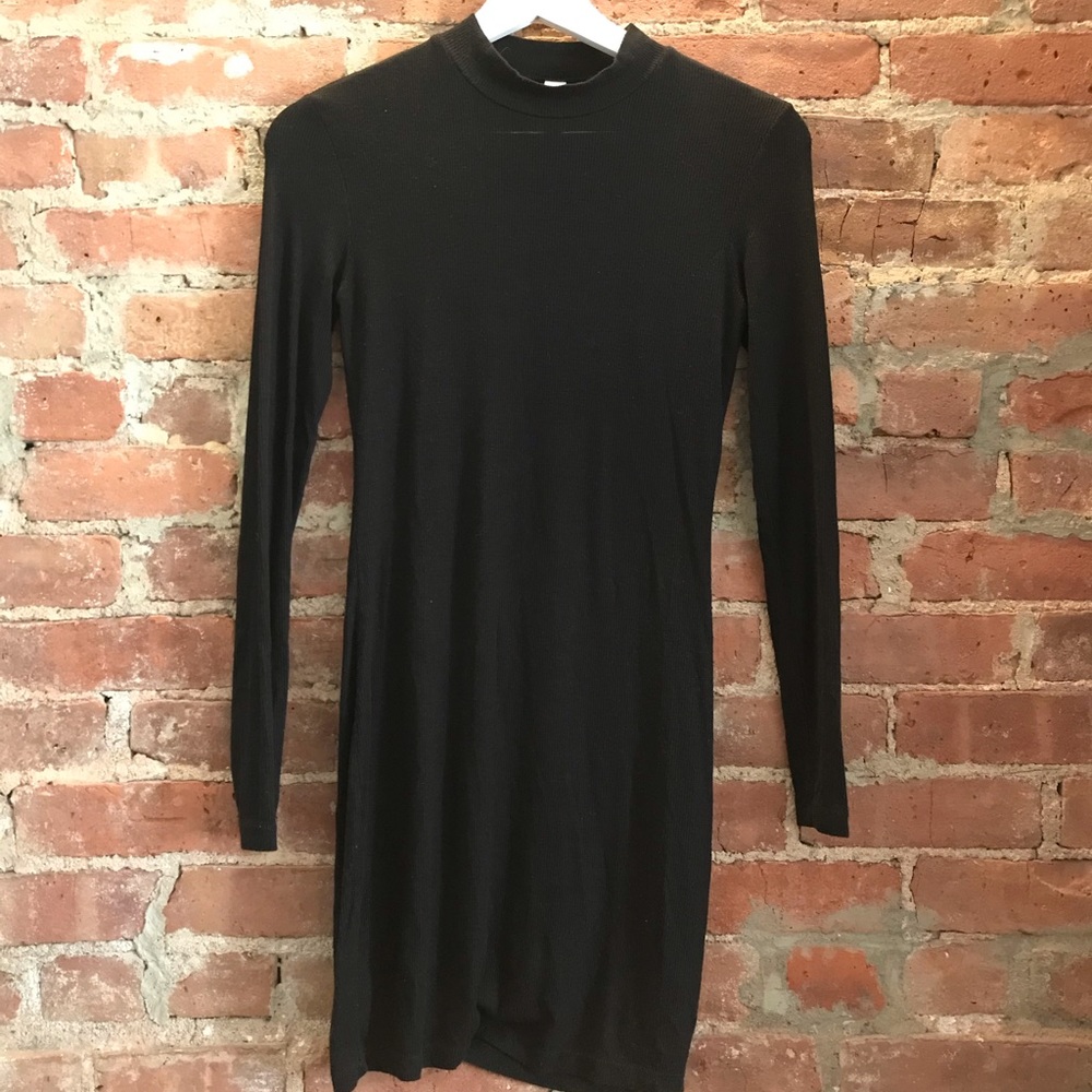 American Apparel Black Body Con Dress